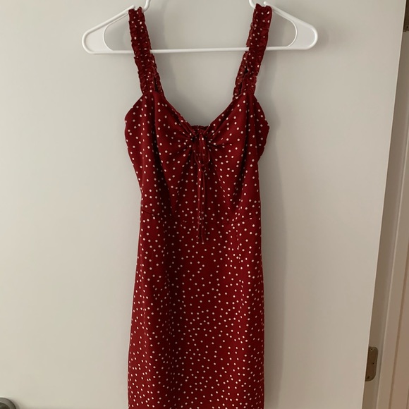 Princess Polly | Dresses | Red And White Polka Dot Princess Polly Dress |  Poshmark